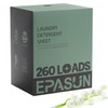 Laundry Detergent Sheets 260 Loads, Fresh Scent, Eco-Friendly Liquidless Soap