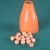 CROWN ME Billiard Leather Pool Shaker Bottle, Talley Bottle, Pea