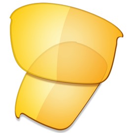 SAUCER Premium Replacement Lenses for Oakley Bottle Rocket OO9164-62mm Sunglasses High Defense - HD Yellow