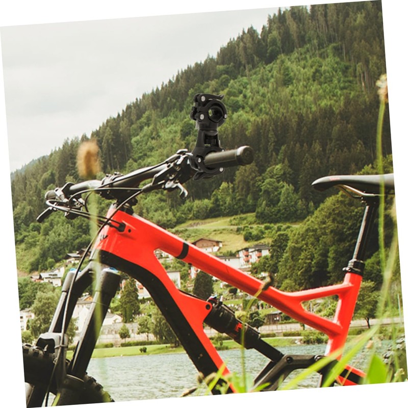 STOBAZA 2pcs Bicycle Flashlight Holder for Bike Lights Lock Handlebar