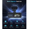 4K Dash Cam Front and Rear,WiFi Dash Camera for Cars