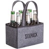 Brandsseller Men's Handbag Bottle Carrier Shopping Bag Storage Bag Felt