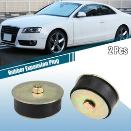 X AUTOHAUX Car Rubber Extension Antifreeze Plug Fit 2-1/4 Inch to 2-3/8 Inch 57 mm - 60 mm Pack of 2