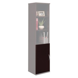 Bush Business Furniture Series C Half-Height 2 Door Kit in Mocha Cherry