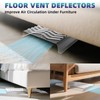 Floor Vent Deflectors, Extends Airflow Beyond Furniture - 1 Pack