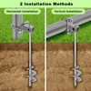 Insaga Multi-Purpose Ground Anchors Screw in, Fully Welded Shed Anchor