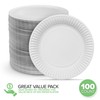 Stock Your Home 6-Inch Paper Plates Uncoated, Everyday Disposable Dessert