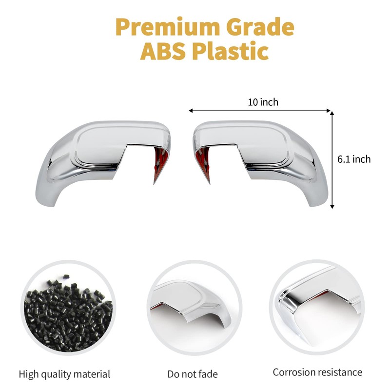 SQQP Side Mirror Cover Protector Trims Compatible with 2021 2022