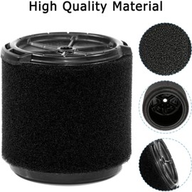 2 Pack VF3700 Filter Compatible with Ridgid Vac 3-4.5 Gallon Vacuum Cleaners, Wet Application Foam Filter Fit WS0301VA WS0400DE WS14045