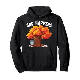 Maple Tree Tapping Sap Maple Syrup Mapple Tapper Pullover Hoodie