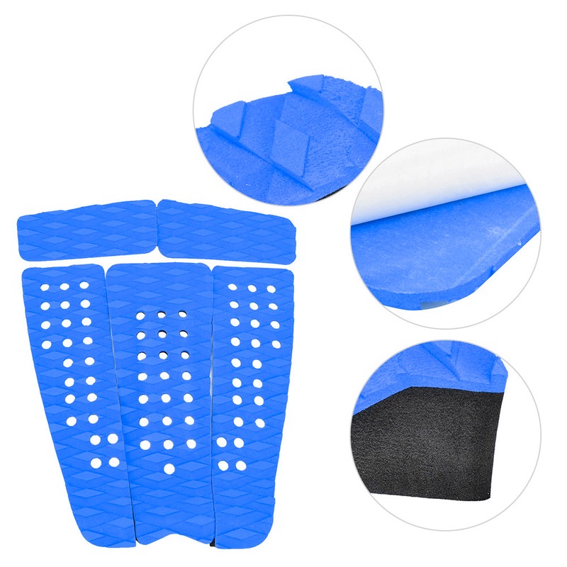 5PCS Durable EVA Anti slip Surfboard Yacht Boat Traction Pad