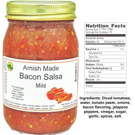 Amish Salsa - 2-16 Oz Jars (Bacon Mild)