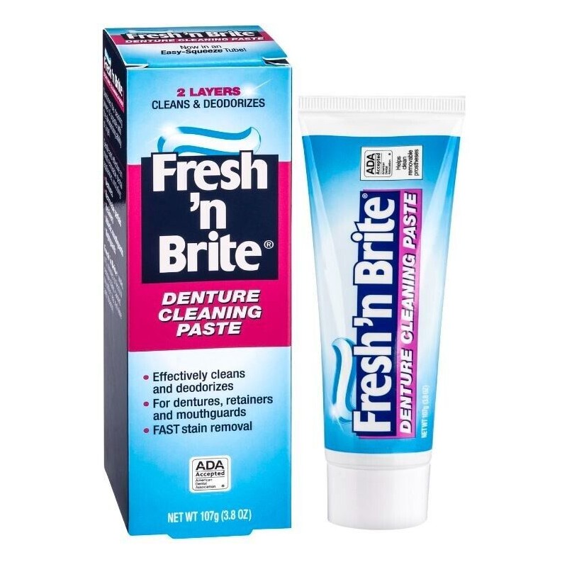 Fresh 'n Brite Denture Cleaning Paste, 3.8 Ounce (Pack of