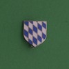 Breiter Hat Pin Hat Badge Hat Jewellery Bavarian Crest 1.5