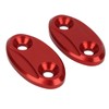 2pcs Motorcycle Rearview Mirror Base Cover Aluminum Alloy Windscreen Mirror