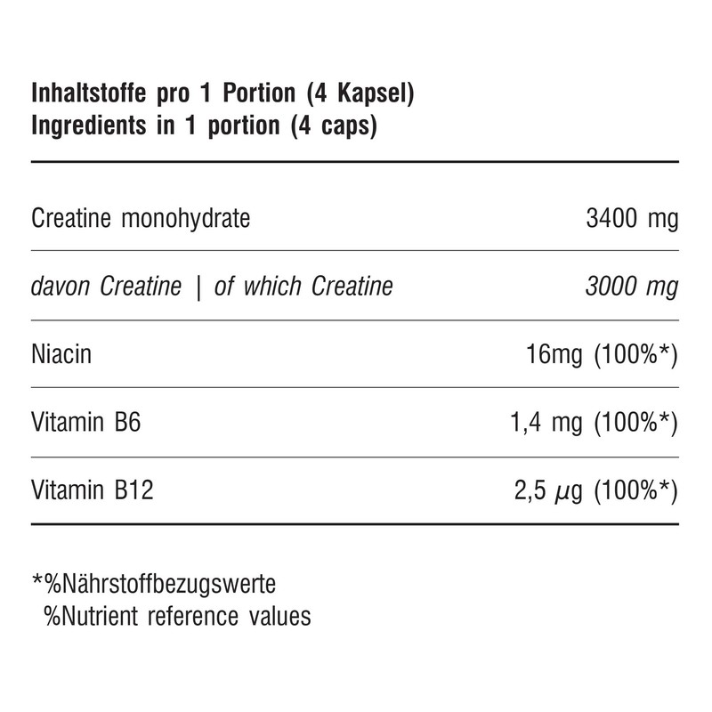 Strongest Caps Formula Creatine, Hi Tec Nutrition KTP Creatine, 200