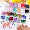 10 Boxes Nail Art Sequins Kit,Iridescent & Holographic Laser Butterfly