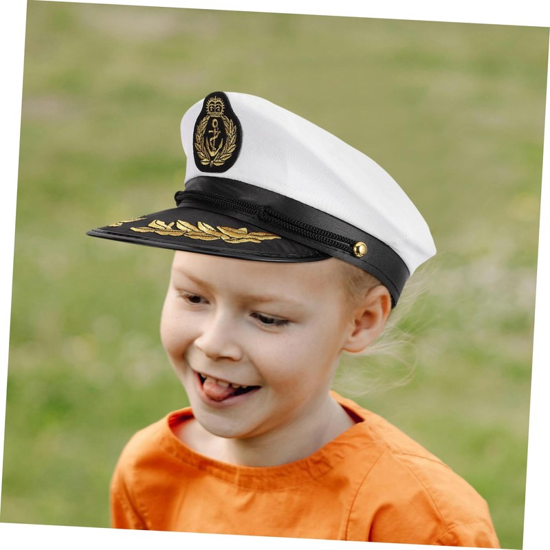 STOBAZA 1 Piece Hat Navy Costume Cap Hat Admiral Captain