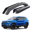 Goodyear Shatterproof in-Channel Window Deflectors for Jeep Compass 2017-2025, Rain