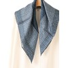 Prettystern 100% Silk Neckerchief Women Men Paisley Silk Scarf Summer