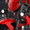 2 Par Faros Luces Led Para Motos Auto Doble Color