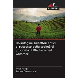 Un'indagine sui fattori critici di successo della società di proprietà di Black-owned Commer