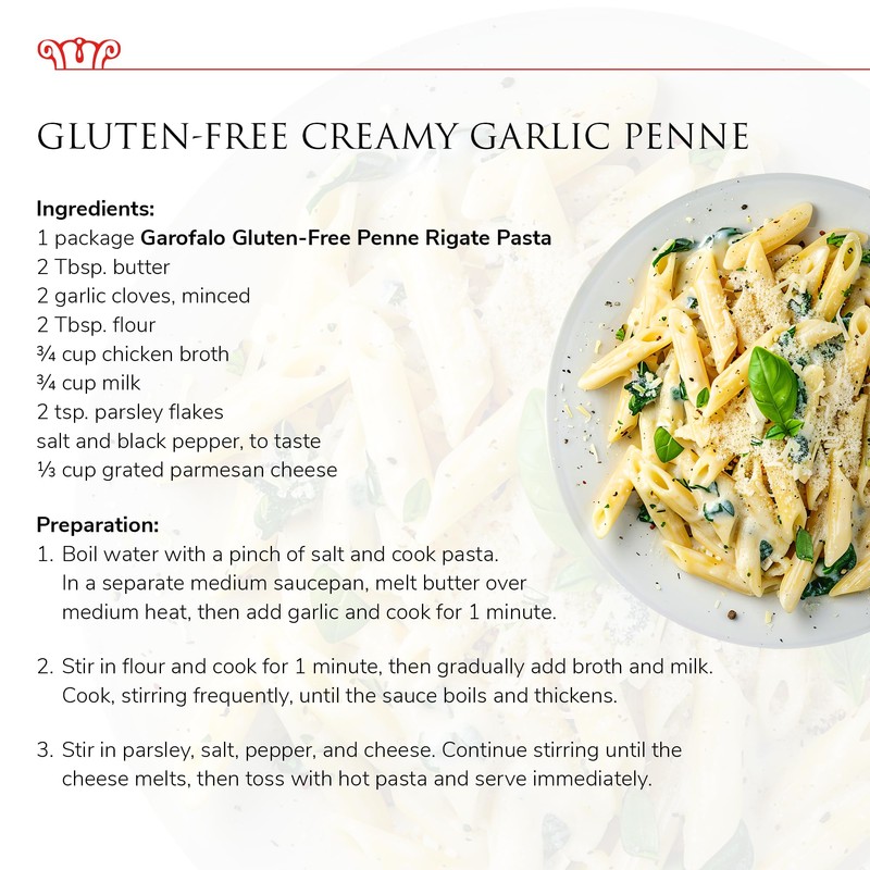 Garofalo - Premium Gluten-Free Penne Pasta, Italian Made, Corn, Rice,
