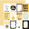 Honey Bee Scrapbook Paper 12x12 Inch - Bee Cardstock Paper