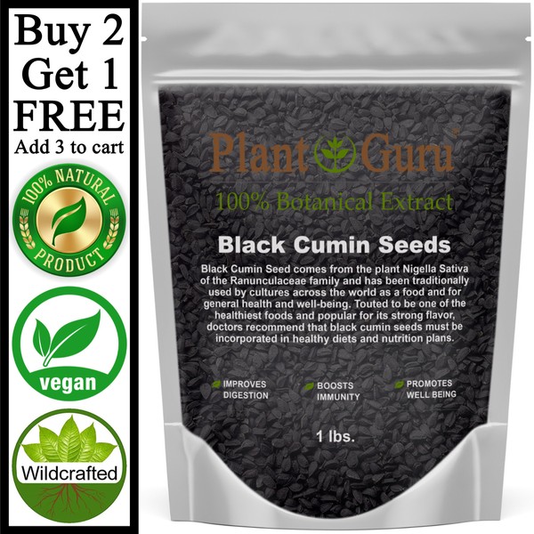 Black Cumin Seeds 1 lb. Whole NIGELLA SATIVA Kalonji Herb Comino Negro Bulk