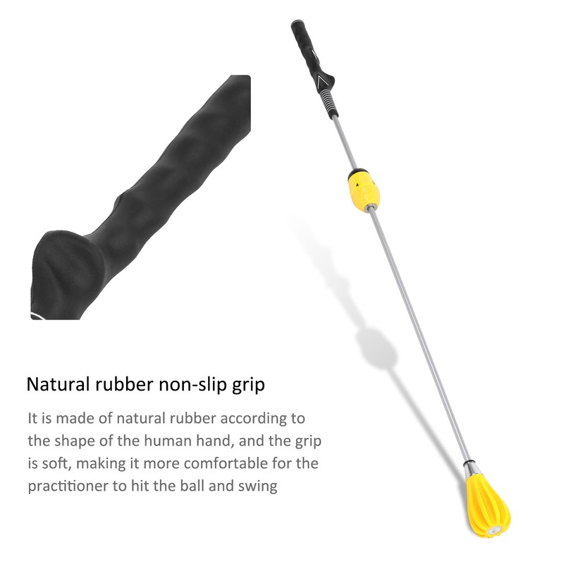 Golf Swing Trainer Practice Stick WarmUp Golfer Correction Training Rod