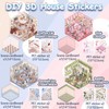 8PCS 3D Sticker Scene Fun DIY 3D House Stickers, DIY