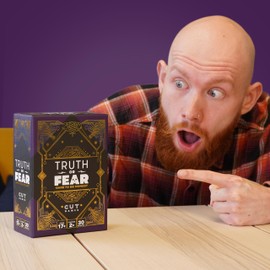Cut Games Truth or Fear: Dare to be Honest 274 question Cards + 50 Dare Cards - Best Adult Card Game for Parties and Game Night - Ages 17+