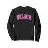 Wilson North Carolina NC Vintage Sport Design Pink Sweatshirt