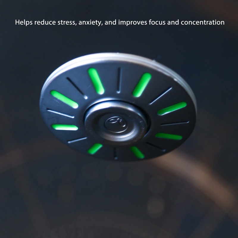 Metal Fingertip Gyroscope Stress Relief Luminous Hand Fingertip Rotating Toy