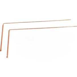 Pandiui23 Professional Dowsing Rods, Zahori Dowsing Rods, Copper Rods for Geobiology, Dowsing Rods with Handle