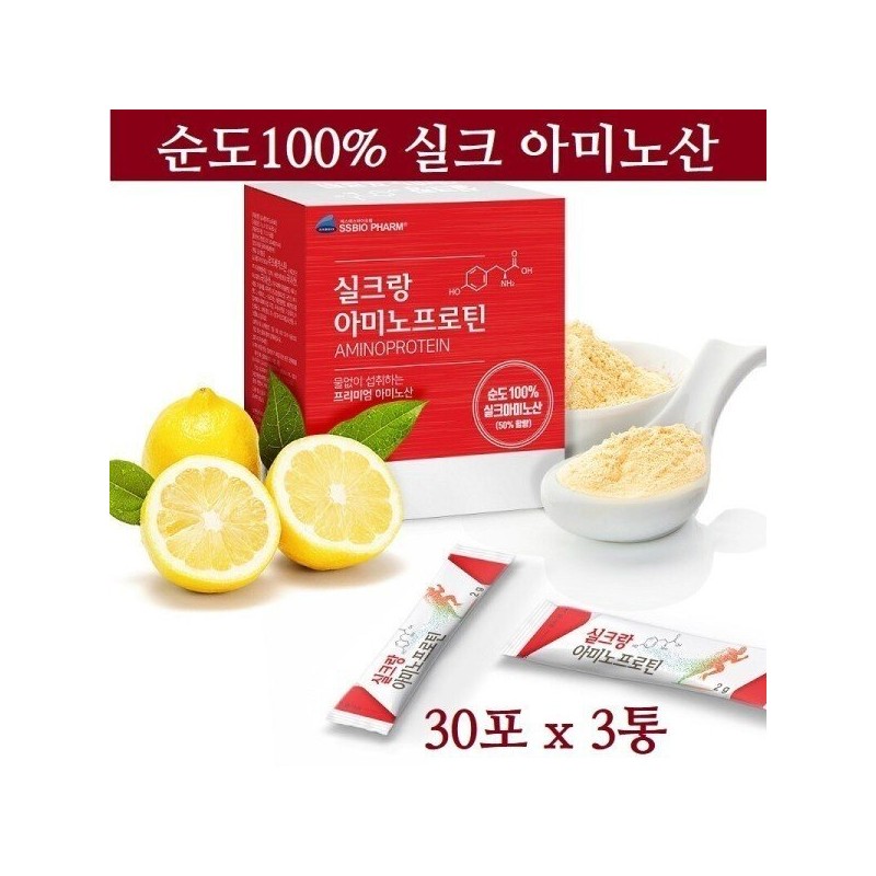 실크아미노산 누에고치 프로틴분말 식물성단백질/90포 Silk Amino Acid Silkworm Cocoon Protein