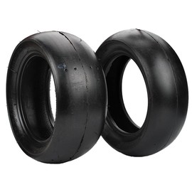 Pocket bike Front 90/65-6.5 rear 110/50-6.5 Smooth Tires Tire Suitable for 2 stroke Front and Rear Tire Accessories of Rocket motor scooter Mini Motorcycle (Rear 110/50-6.5)