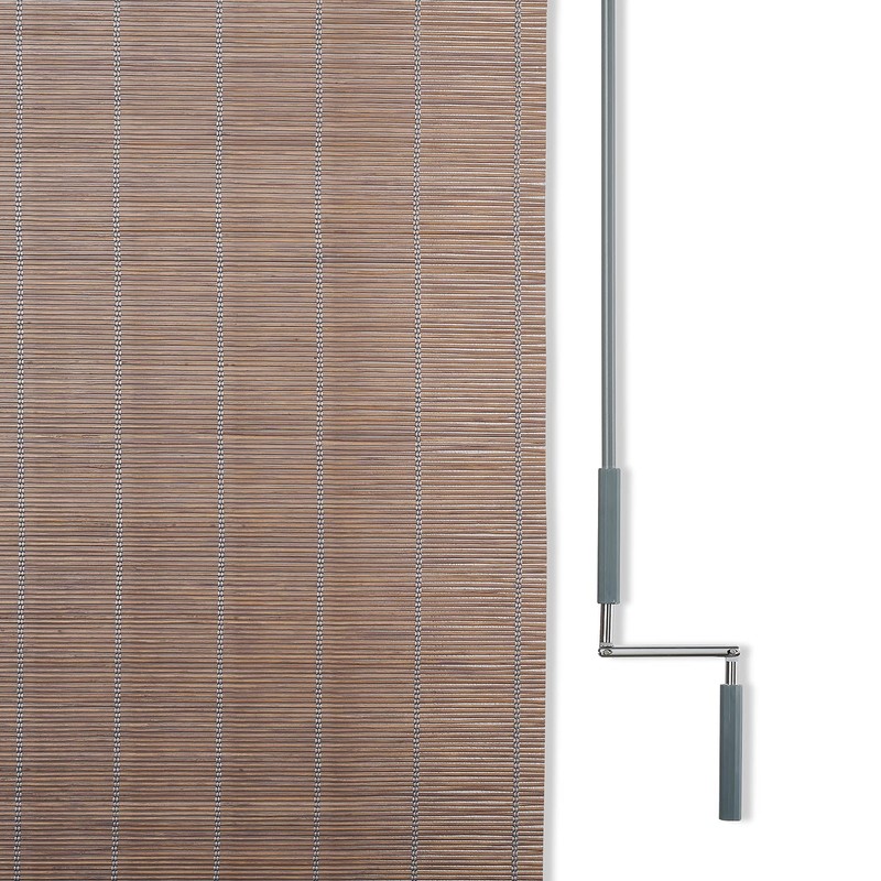 Coolaroo Wand Operated Outdoor Roller Shade – Cordless Sun Blocking