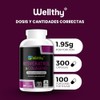 Wellthy Colágeno Resveratrol 300 Caps 1300mg Por Porción 600mg Colageno
