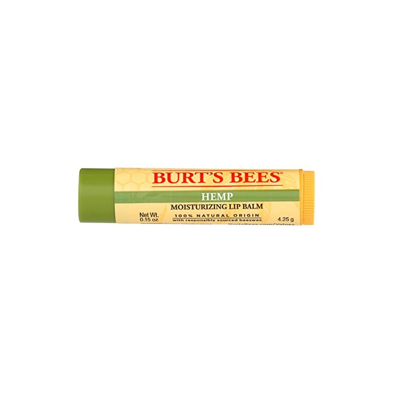 Burts Bees - Bálsamo labial hidratante de cáñamo de Burts