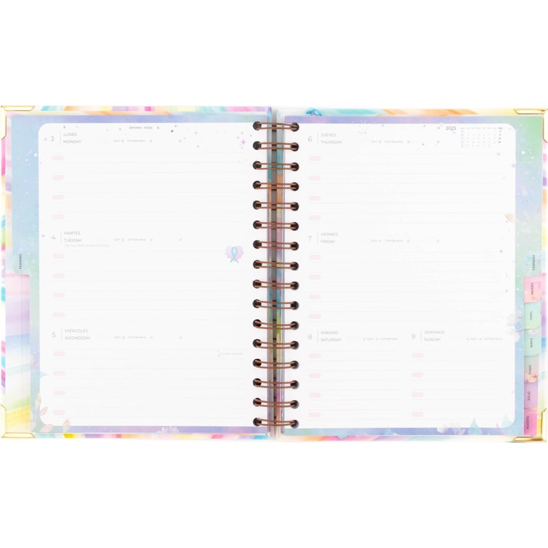 Agenda 2024 2025 Septiembre a Agosto - A5 (16.5 x