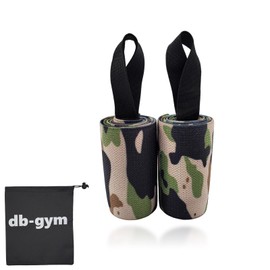 db-gym Wrist Wraps, Set of 2, Wrist Strap, Muscle Training, Wrist Fixation, Weightlifting, Gym Support, Weightlifting, Muscle Training, (Camo Green)