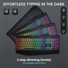 LIZRROT Wireless Keyboard and Mouse Combo - RGB Backlit, 2.4G