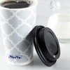 Hefty Paper Disposable Hot Cups with Lids, 16 Ounce, 20