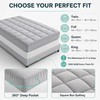 Extra Thick 1000GSM Cooling Mattress Pad, Deep Pocket Topper