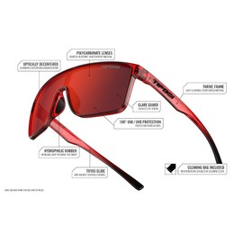 Tifosi Sanctum Sunglasses, Ideal For Cycling, Golf, Hiking, Running, Tennis & Pickleball, Lifestyle