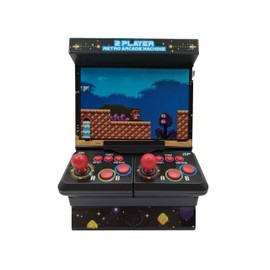 Mini Arcade Machine with 300 Retro Games - Wireless 2 Player Arcade Machine Mini - Handheld Retro Game Console with TV Connection & 4.3 Inch Colour Display - Portable Mini Slot Machine Console