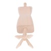 Dollhouse Wooden Mannequin 1:12 Lightweight Mini Clothes Display Holder Model