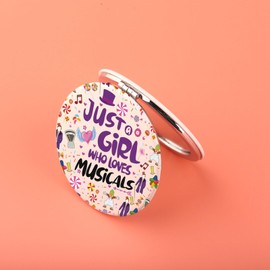 WSNANG Willy Musical Inspired Gift Chocolate Factory Wonkaa Makeup Mirror Willy Musical Merch Wonkaa Fans Gift (USChocolateMirror)