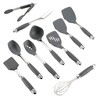Anolon 10-Piece Nylon Mixed Tool Set, Graphite